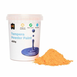 EC Tempera Powder 450gm - Orange