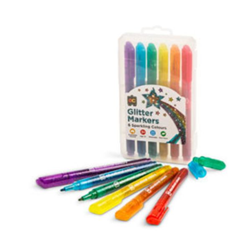 EC Glitter Markers - Pack of 6