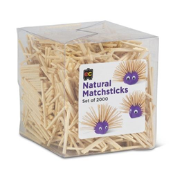 EC Matchsticks  Natural 2000 Pack