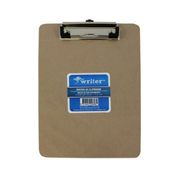 Writer Clipboard A5 Masonite Wire Flat Clip