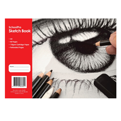 SchoolPro Sketch Book Spiral A4 40PG