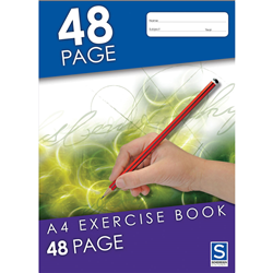 Sovereign Exercise Book A4 8mm Ruled 48 Page Pk 20