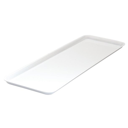 Sandwich Platter Melamine Rectangle  White 500x180mm  Box 6