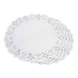 Doyleys Paper Lace Round White 9 Inch 24cm 250 Pack