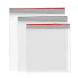 Poly Bag Self Seal 50Um Clear 150x230mm Pack 100