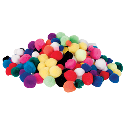 Pom Poms Assorted 300 Pack