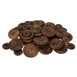 Wooden Buttons 50 Pack