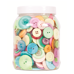 Buttons Pastel 600g