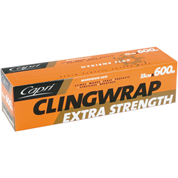 Clingwrap In Dispenser Clear 33Cmx600m