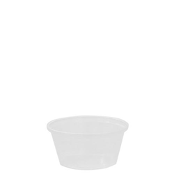 Cup Conex Round Portion Clear 2 oz Pkt 125