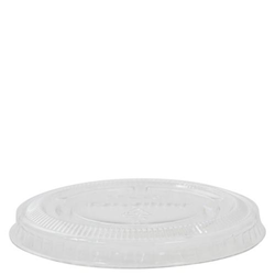 Plastic Lid Flat To Suit C-Pp0488 Clear 65mm Pkt 125