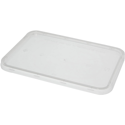 Lid To Suit Pp Rectangular Containers 500ml To 1000ml Clear Ptk 50