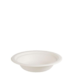 Natural Fibre Bowl Round White 175x35mm Ctn 500