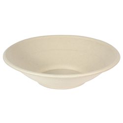 Natural Fibre Bowl Round White 24 Oz