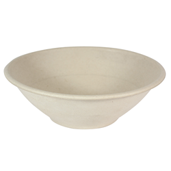 Natural Fibre Bowl Round White 32 Oz