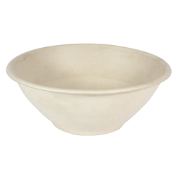 Natural Fibre Bowl Round White 40 Oz