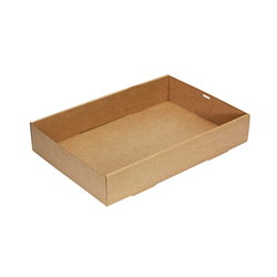 Catering Tray Kraft No 4 450x310x80mm Ctn 50