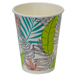 Paper Cup Cold Biodegradable & Compostable Planet Milkshake Multi Colour 90mm 12 Oz/355ml