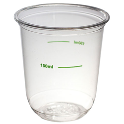 Wine Glass Recycled Pet Tumbler Clear 250ml Ctn 1000