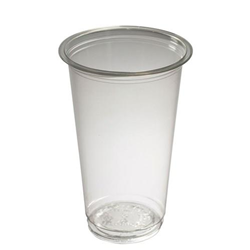 Plastic Cup Recyceld Rpet Clear 16 Oz/ 455ml Pkt 50