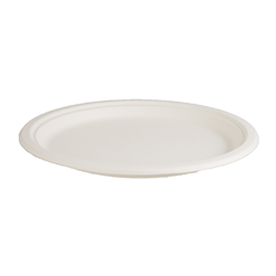 Plate Round Natural Fibre Natural 10 Inch 255mm Pkt 25