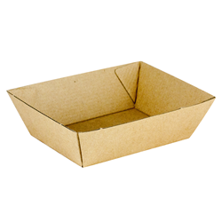 Food Tray Supa Flute Corrugated Board Kraft No 1