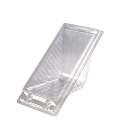 Sandwich Wedge Recycled Pet Clear Extra Large Pkt 100