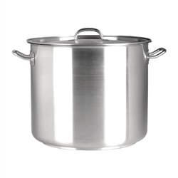 Chef Inox Elite Stockpot with Lid - 10.75Ltr