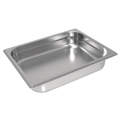 Vogue Stainless Steel 1/2 Heavy Duty Gastronorm Tray 65mm 4 Ltr